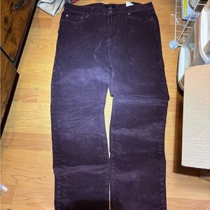 Banana Republic Men's Corduroy Pants - Dark Purple